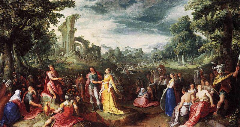 Karel van Mander The Continence of Scipio Norge oil painting art